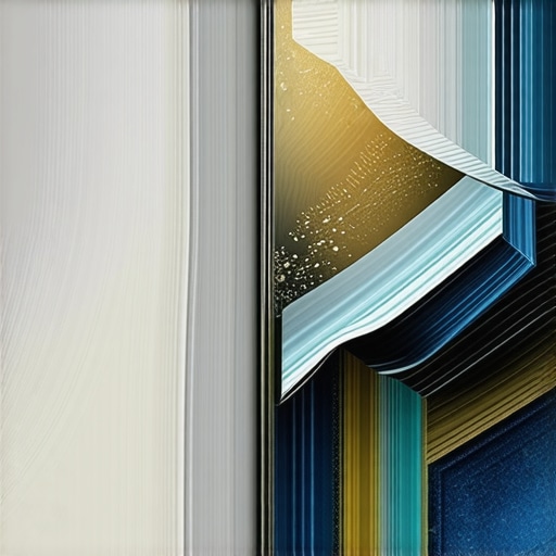 Close-up of encaustic painting surface with carved textures and varied finishes