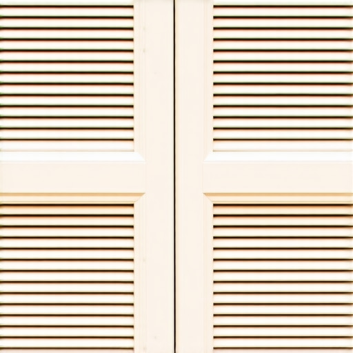 Close-up of an elegantly finished custom window shutter showcasing expert craftsmanship