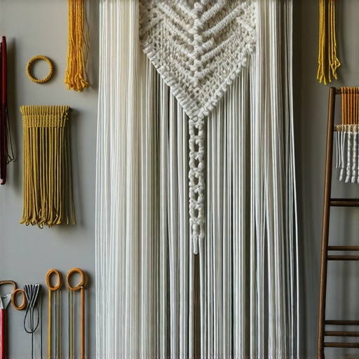Advanced Macramé: Design & Create Large-Scale Wall Hangings with Complex Knots