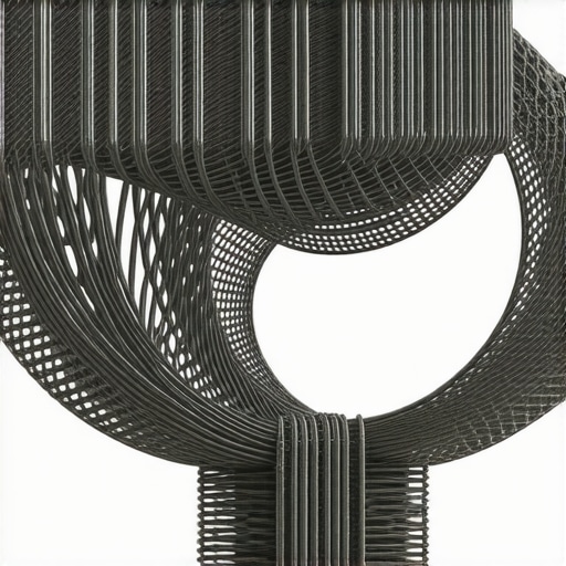 Advanced Wire Sculpting Masterpiece Intricate wire sculpture demonstrating advanced weaving and layering techniques.