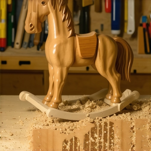 Crafting a Wooden Heirloom Rocking Horse: Advanced Woodworking & Carving