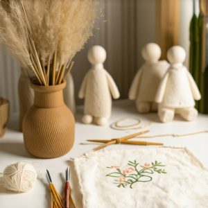 Design & Sew Natural Waldorf Dolls: Step-by-Step Natural Fiber & Embroidery Guide