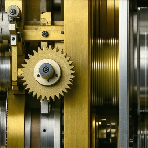 Expert Mechanical Toy Restoration Close-up of vintage toy gears and springs during restoration process