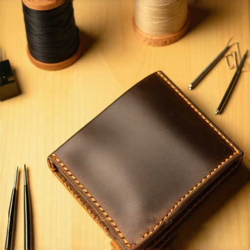 Making Bespoke Men’s Leather Wallets: Advanced Stitching & Edging Techniques