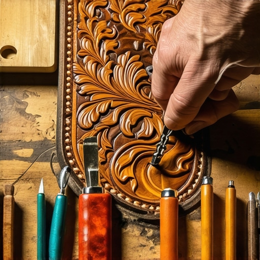 Making Intricate Western Floral Patterns with Leather Carving & Tooling at Home