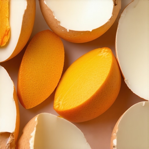Eggshells and fruit peels used as compost amendments in a compost bin