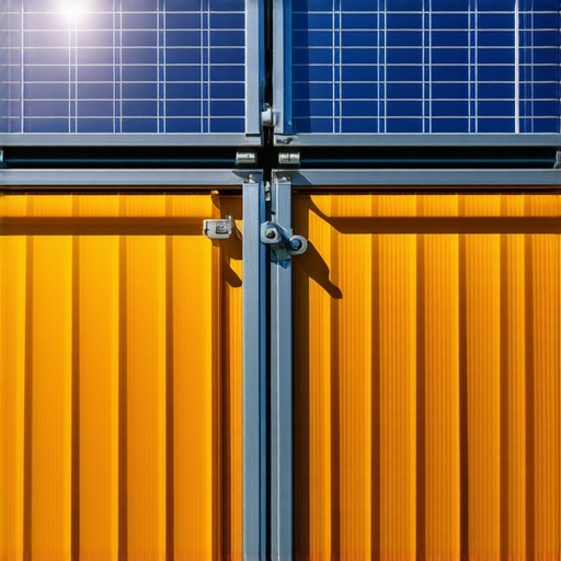 Close-up of a solar dehydrator showing adjustable vents and reflective surfaces in sunlight