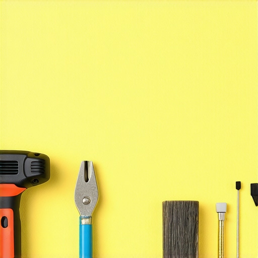 Wallpaper Pattern Matching Close-Up Close-up of wallpaper pattern matching with tools and wall