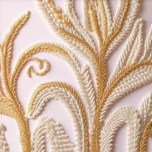 Advanced Embroidery: Goldwork & Stumpwork for Stunning Dimensional Effects