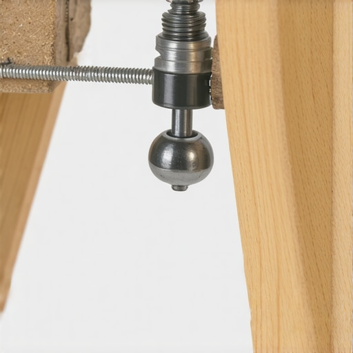 Advanced Marionette Joint Mechanics Detailed view of a multi-axial joint used in sophisticated marionette design.