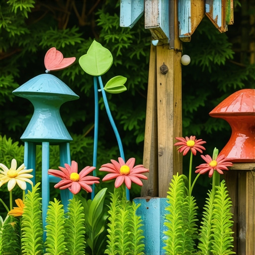 Creating Eco-Friendly Garden Art with Recycled Materials