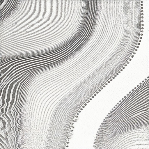 Detailed Damascus Steel Pattern Close-up of Damascus steel with intricate layered pattern.