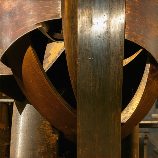 Detailed Scrap Metal Sculpture Close-up of intricately welded scrap metal sculpture showcasing advanced techniques