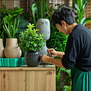 Indoor & Outdoor Garden Art DIY: Sculpting with Wire Mesh & Upcycled Ceramics