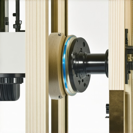 Innovative DIY Water Wheel with Smart Monitoring Close-up of a modern water wheel with sensors and recycled materials, showcasing advanced DIY engineering