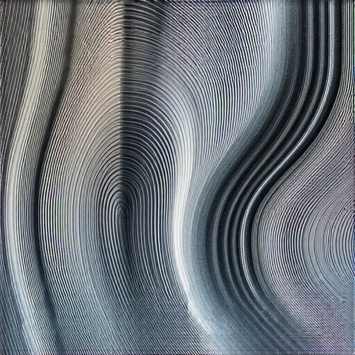 Close-up of Damascus steel billet showing intricate swirling patterns during forging