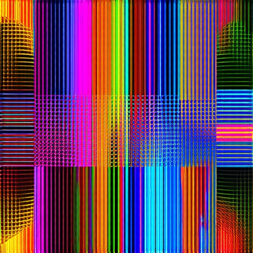 Layered Textile Pattern Design A complex, multi-layered textile pattern with vibrant colors and detailed motifs, illustrating advanced pattern design techniques.