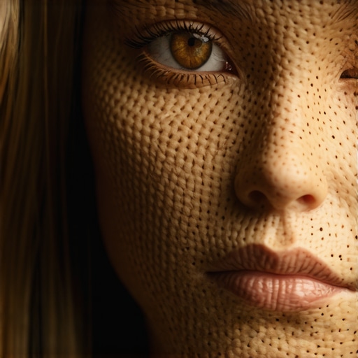 Lifelike Surface Texturing with Pyrography Detailed pyrography textures on doll surface showing skin pores and fabric weave