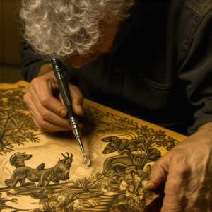 Mastering Pyrography: Creating Photorealistic Wildlife & Portrait Art