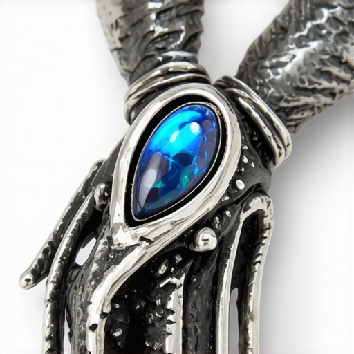 Mastering Silver Texturing and Patination Techniques Close-up of textured silver jewelry with vibrant patina, highlighting expert craftsmanship