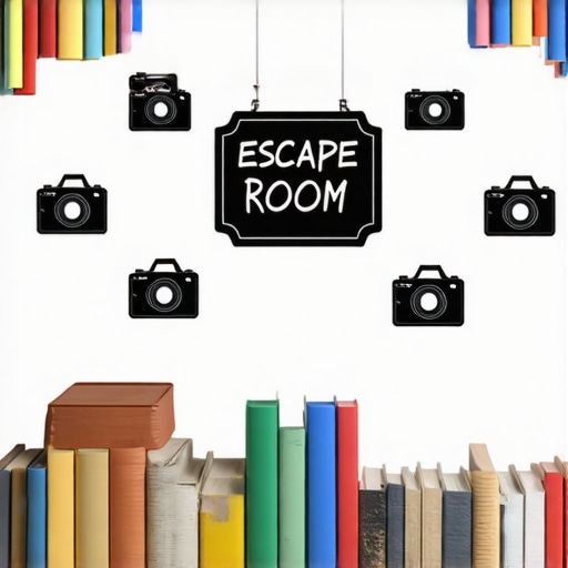 A thematic DIY escape room with handcrafted props and intricate puzzles.