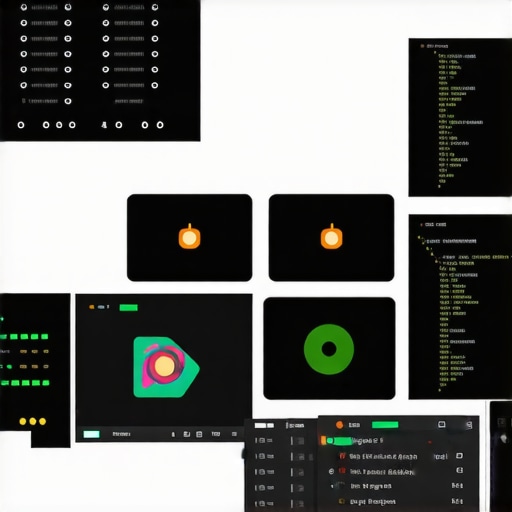Smart Home Automation Control Center A modern smart home control hub displaying automation interfaces and secure network setup