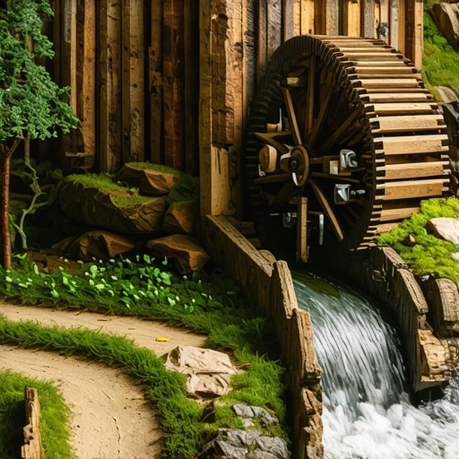 Step-by-Step Guide to Building a Miniature Water Wheel for Dioramas