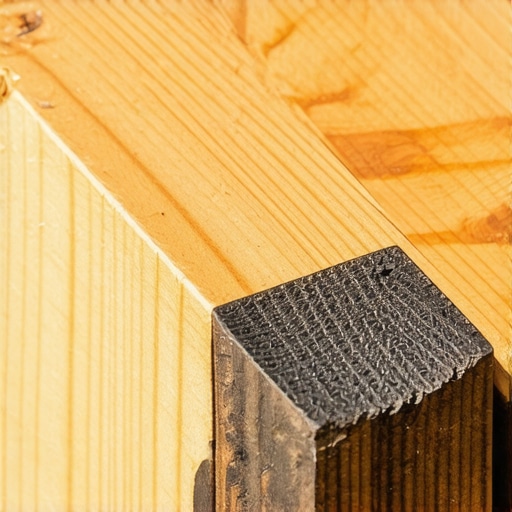 Close-up of dovetail joint showcasing craftsmanship in reclaimed wood outdoor furniture