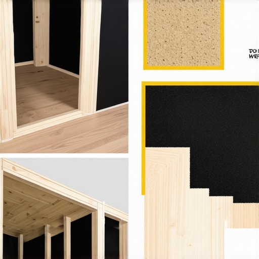 DIY Soundproof Home Office Booth Construction A visual guide to building a soundproof home office booth with framing, sealing, insulation, and acoustic panels.