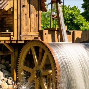 How to Build a Small Working Water Wheel or Windmill for Diorama Gifts