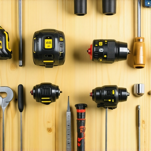 Professional DIY Tools Organized for Maintenance A well-organized toolbox with high-quality power tools and hand tools ready for drywall repair projects.